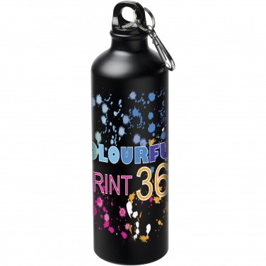 Logotrade Firmengeschenke das Foto: Oregon 770 ml matte Sportflasche mit Karabinerhaken