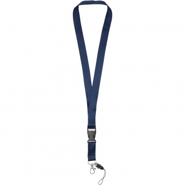 Logotrade werbemittel das Foto: Sagan Lanyard mit abnehmbarer Schnalle und Handyband