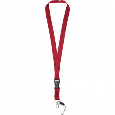 Logotrade Werbeartikel das Foto: Sagan Lanyard mit abnehmbarer Schnalle und Handyband