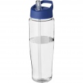 H2O Active® Tempo 700 ml Sportflasche mit Ausgussdeckel, Transparent / Blau