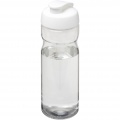 H2O Active® Base 650 ml Sportflasche mit Klappdeckel, Transparent / Weiß