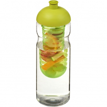 Logotrade Firmengeschenke das Foto: H2O Active® Base 650 ml Sportflasche mit Stülpdeckel und Infusor