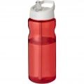 H2O Active® Base 650 ml Sportflasche mit Ausgussdeckel, Rot / Weiß