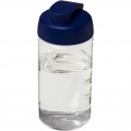 H2O Active® Bop 500 ml Sportflasche mit Klappdeckel, Transparent / Blau