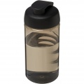 H2O Active® Bop 500 ml Sportflasche mit Klappdeckel, Anthrazit / Tiefschwarz