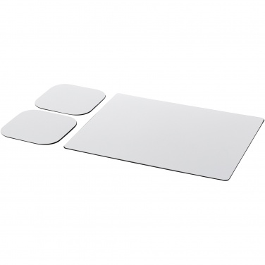 Logotrade Werbeartikel das Foto: Brite-Mat® Mousepad- und Untersetzer-Set 3