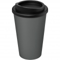 Americano® recycelter isolierter 350 ml Becher, Grau / Tiefschwarz