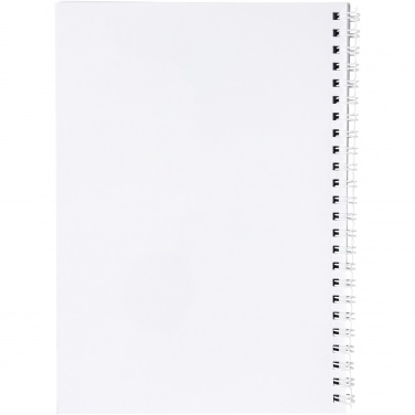 Logotrade Geschäftsgeschenke das Foto: Desk-Mate® A5 Notizbuch mit Kunststoff Cover und Spiralbindung