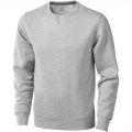 Surrey Sweatshirt mit Rundhalsausschnitt Unisex, Grau meliert