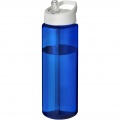 H2O Active® Vibe 850 ml Sportflasche mit Ausgussdeckel, Blau / Weiß