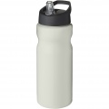 H2O Active® Eco Base 650 ml Sportflasche mit Ausgussdeckel, Elfenbeinweiß / Tiefschwarz