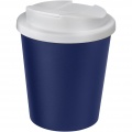 Americano® Espresso 250 ml Isolierbecher mit auslaufsicherem Schraubverschluss, Blau / Weiß