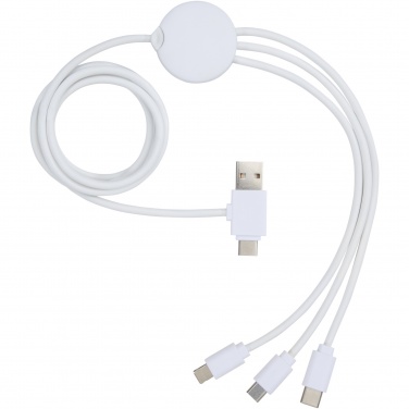 Logotrade Geschäftsgeschenke das Foto: Pure 5-in-1-Ladekabel, antimikrobiell