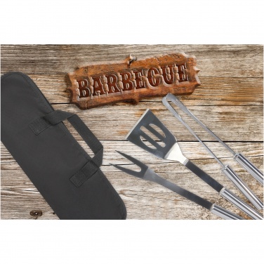 Logotrade Werbeartikel das Foto: Barcabo 3-teiliges Grillset