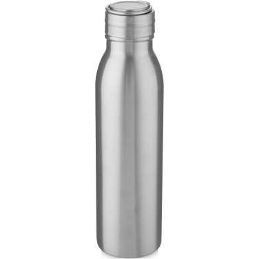 Logotrade werbemittel das Foto: Harper 700 ml Sportflasche aus Edelstahl mit Metallschlaufe