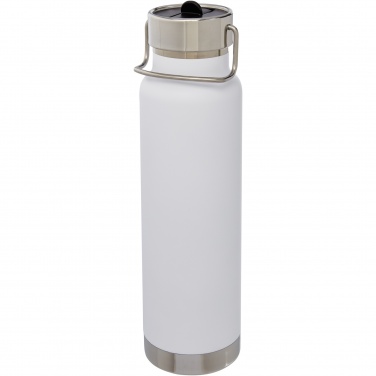 Logotrade Geschäftsgeschenke das Foto: Thor 750 ml Kupfer-Vakuum Sportflasche mit Trinkhalm