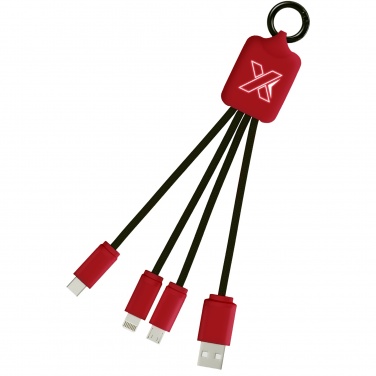 Logotrade werbemittel das Foto: SCX.design C15 Quatro Ladekabel mit Leuchtlogo