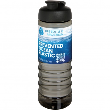 Logotrade Geschäftsgeschenke das Foto: H2O Active® Eco Treble 750 ml Sportflasche mit Stülpdeckel