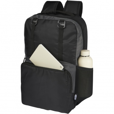 Logotrade Werbeartikel das Foto: Trailhead 15" GRS recycelter zweifarbiger Laptop-Rucksack 14 L