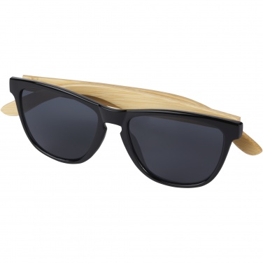Logotrade Werbegeschenke das Foto: Sun Ray Ocean Bound Sonnenbrille aus Kunststoff und Bambus