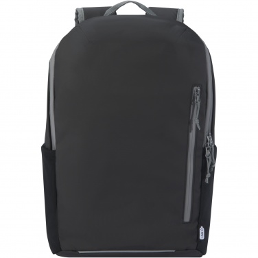 Logotrade werbemittel das Foto: Aqua wasserabweisender 15" Laptop-Rucksack aus GRS Recyclingmaterial 21 L