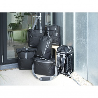 Logotrade Geschäftsgeschenke das Foto: Aqua wasserabweisender 15" Laptop-Rucksack aus GRS Recyclingmaterial 21 L