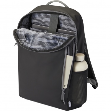 Logotrade Firmengeschenke das Foto: Aqua wasserabweisender 15" Laptop-Rucksack aus GRS Recyclingmaterial 21 L