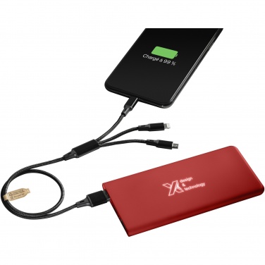 Logotrade Logogeschenke das Foto: SCX.design P15 5000 mAh Powerbank mit Leuchtlogo