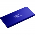 SCX.design P15 5000 mAh Powerbank mit Leuchtlogo, Reflex blau