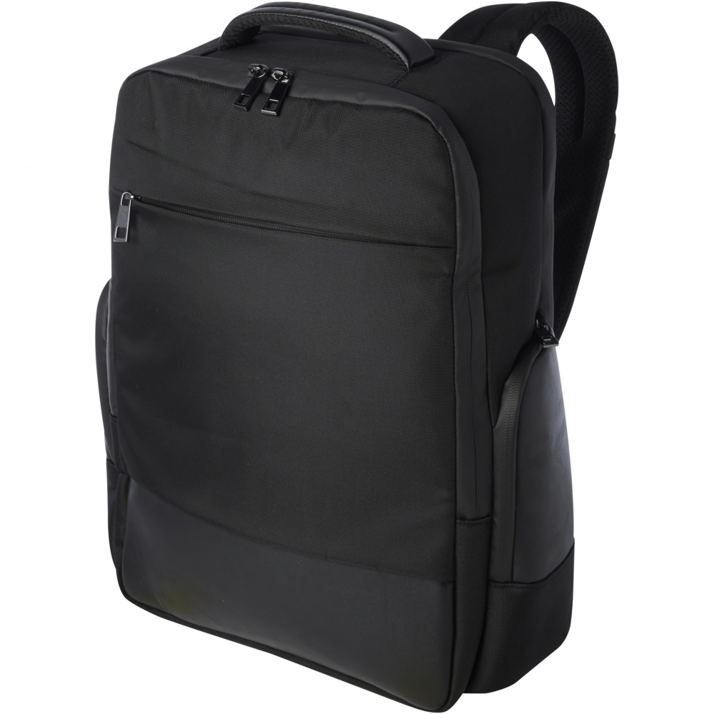 Logotrade Werbeartikel das Foto: Expedition Pro 15,6" Laptop-Rucksack aus GRS Recyclingmaterial 25 L