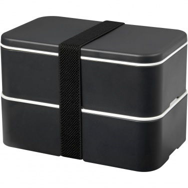 Logotrade Logogeschenke das Foto: MIYO Renew Doppel-Lunchbox