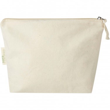 Logotrade Werbeartikel das Foto: Orissa 180 g/m² Kosmetiktasche aus Bio-Baumwolle 1L