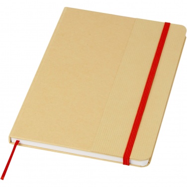 Logotrade Werbegeschenke das Foto: Nelida A5 Hardcover Notizbuch aus recyceltem Karton