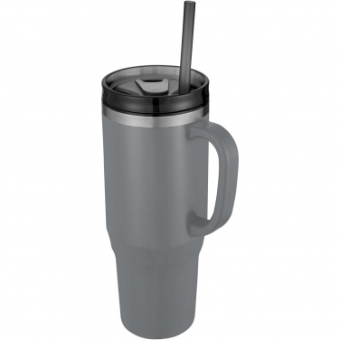 Logotrade Firmengeschenke das Foto: Melbourne 1200 ml RCS-zertifizierter Isolierbecher mit Strohhalm