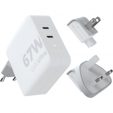 Logotrade werbemittel das Foto: Xtorm XVC2067 GaN Ultra 67 W Reiseladegerät mit 100 W USB-C PD-Kabel