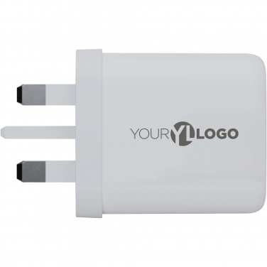 Logotrade Firmengeschenke das Foto: Xtorm XEC067G GaN² Ultra 67 W Wandladegerät mit UK-Stecker