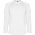 Montecarlo Langarm Sport-Shirt für Männer, Weiß