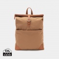 VINGA Sloane-Rucksack RCS aus recyceltem Polyester, braun