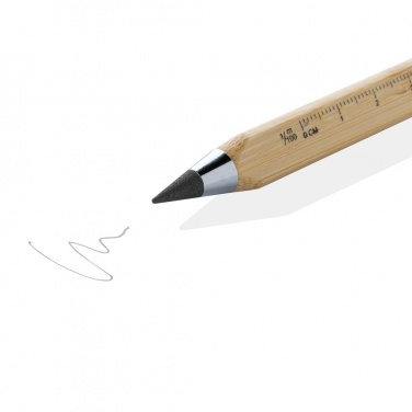 Logotrade werbemittel das Foto: Eon Bambus Infinity Multitasking Stift