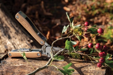 Logotrade Werbegeschenke das Foto: Garten-Multitool aus Holz