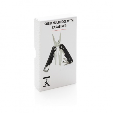 Logotrade Firmengeschenke das Foto: Solid Multitool mit Karabiner