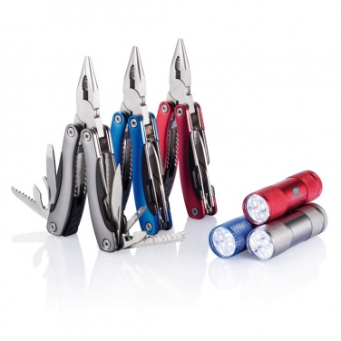 Logotrade werbemittel das Foto: Multitool und Taschenlampen Set