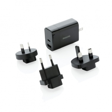 Logotrade Firmengeschenke das Foto: Philips Ultra Fast PD Travel-Charger