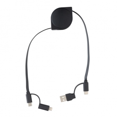 Logotrade Werbegeschenke das Foto: 6-in-1 Kabel aus TPE und RCS Standard recyceltem Kunststoff