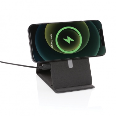 Logotrade Logogeschenke das Foto: Artic magnetischer 10W Wireless Charging Smartphonehalter