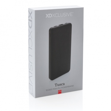 Logotrade Firmengeschenke das Foto: Tusca 10.000 mAh PU Powerbank