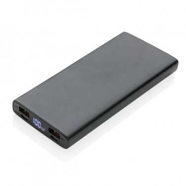 Logotrade Geschäftsgeschenke das Foto: 18W PD Powerbank mit 10.000 mAh aus Aluminium