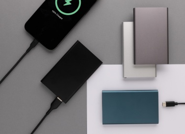 Logotrade werbemittel das Foto: 4.000mAh Type-C Powerbank aus RCS recyeltem ABS & Aluminium