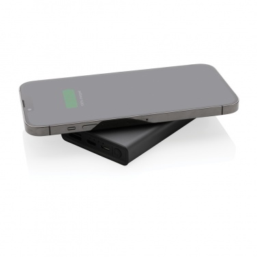 Logotrade werbemittel das Foto: Terra 5000mAh Powerbank  aus RCS Aluminium, 5W Wireless