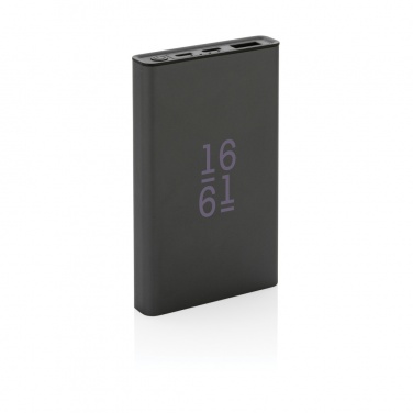 Logotrade Geschäftsgeschenke das Foto: Terra 5.000 mAhPowerbank aus RCS recyceltem Aluminium